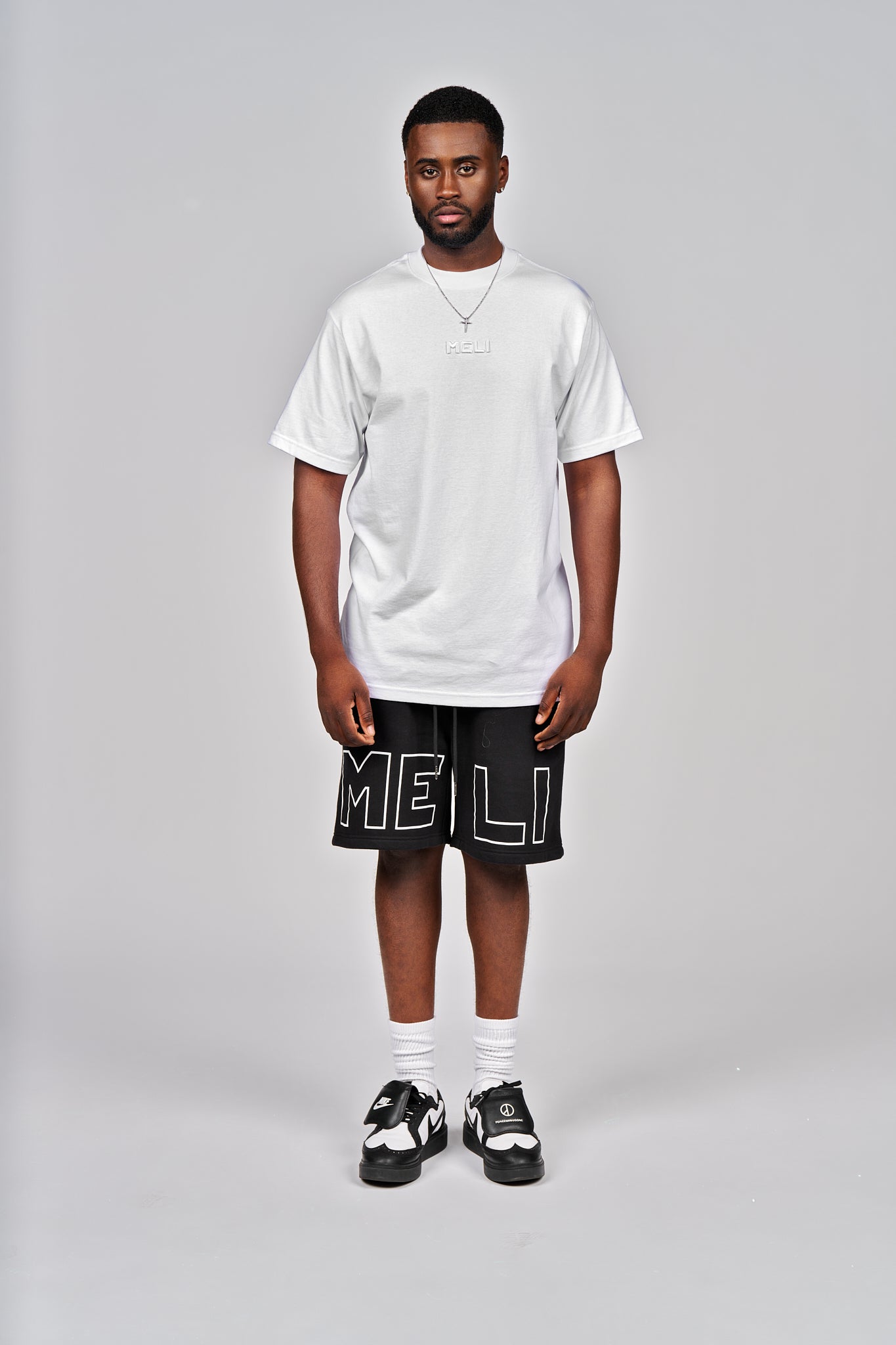 MELI LOGO SWEATSHORTS