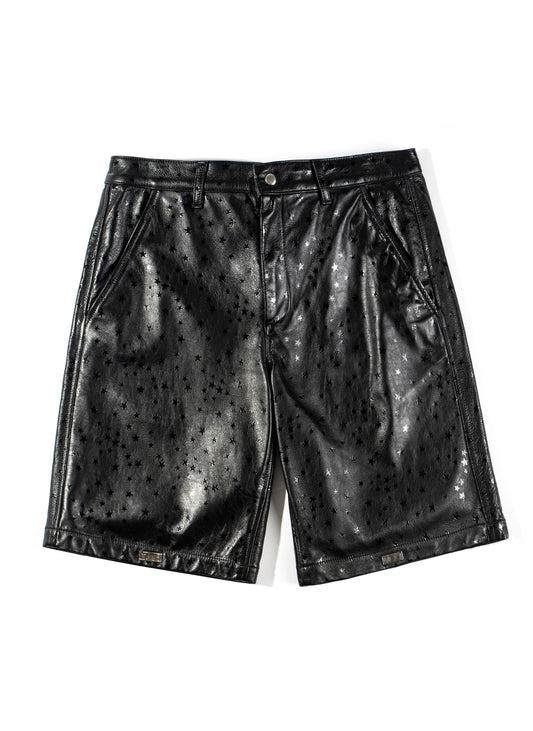 MELI STARGAZE LEATHER SHORTS