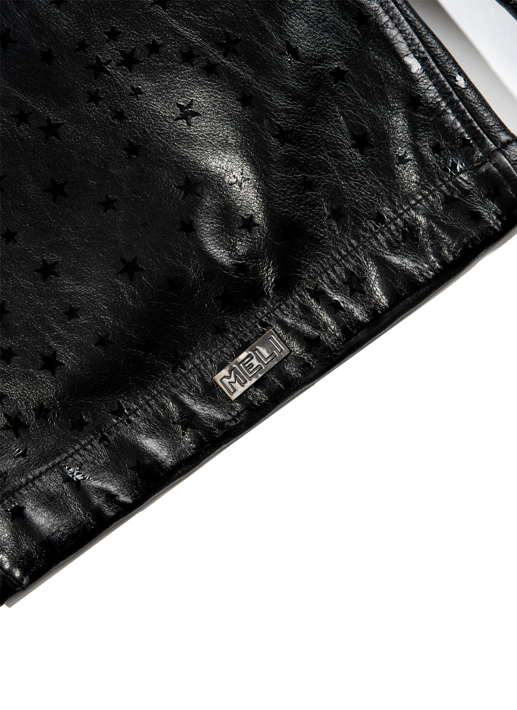 MELI STARGAZE LEATHER SHORTS