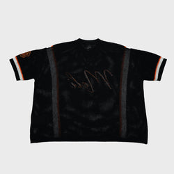 MELI MESH JERSEY — BLACK