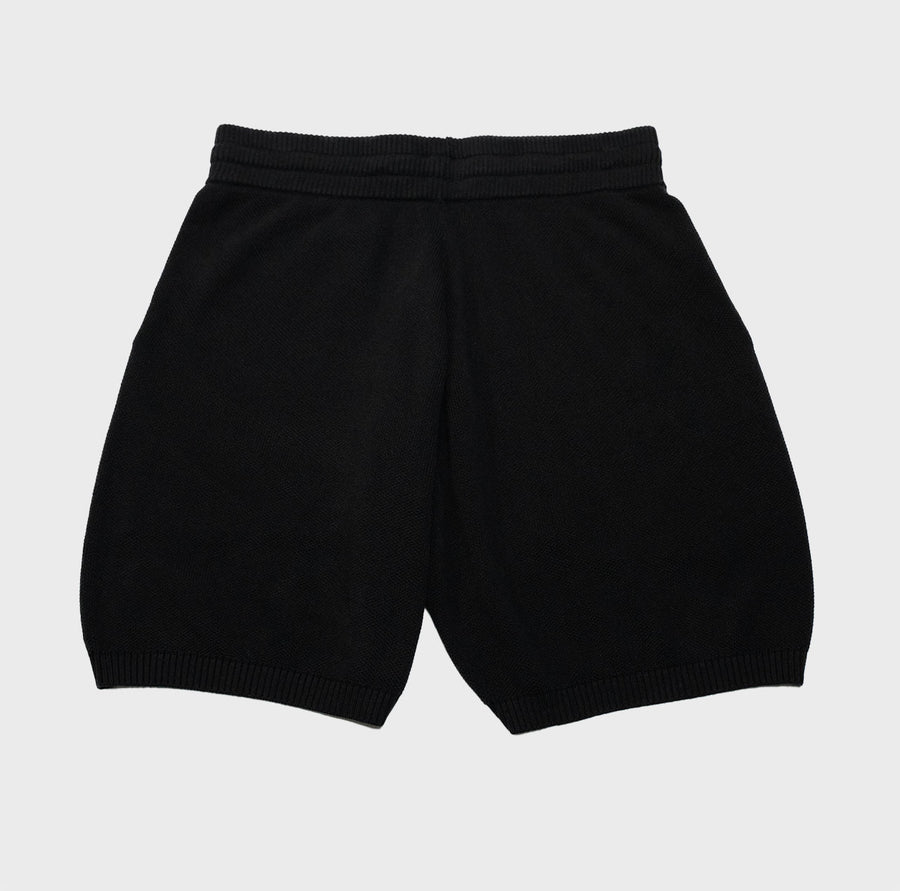 MELI KNIT SHORT — BLACK