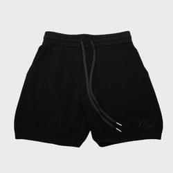 MELI KNIT SHORT — BLACK