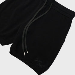 MELI KNIT SHORT — BLACK
