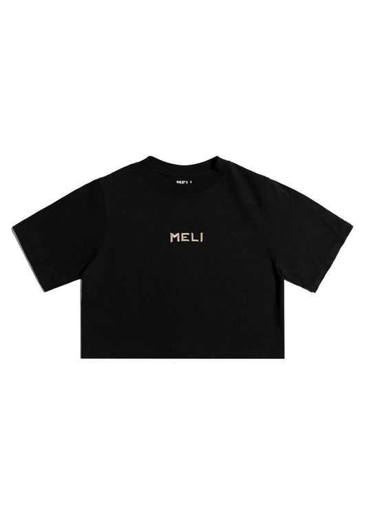 MELI WOMEN'S CROPPED STATEMENT TEE