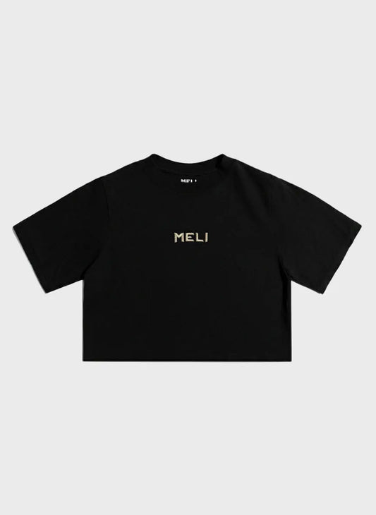 MELI WOMEN'S CROPPED STATEMENT TEE