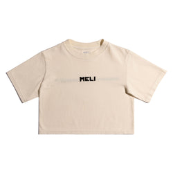 MELI WOMEN'S CROPPED STATEMENT TEE