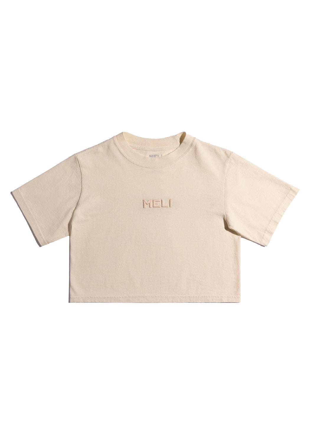 MELI WOMEN'S CROPPED STATEMENT TEE