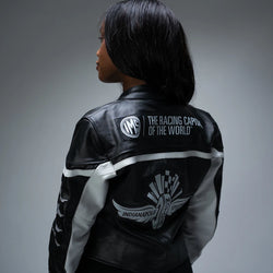 MELI CROPPED MOTO LEATHER JACKET