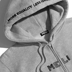 MELI "HUMAN RIGHTS" ZIP UP HOODIE