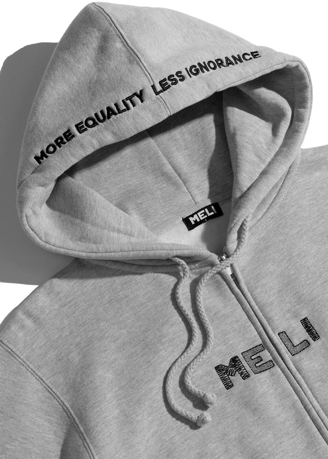 MELI "HUMAN RIGHTS" ZIP UP HOODIE