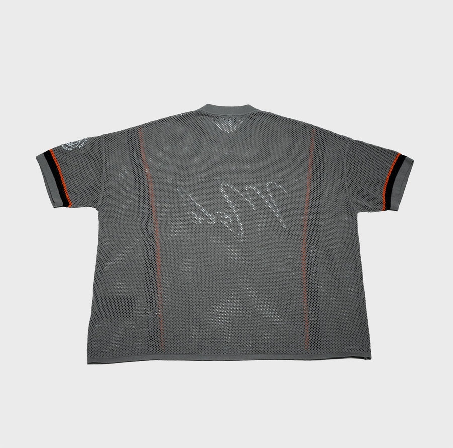 MELI MESH JERSEY — GRAY