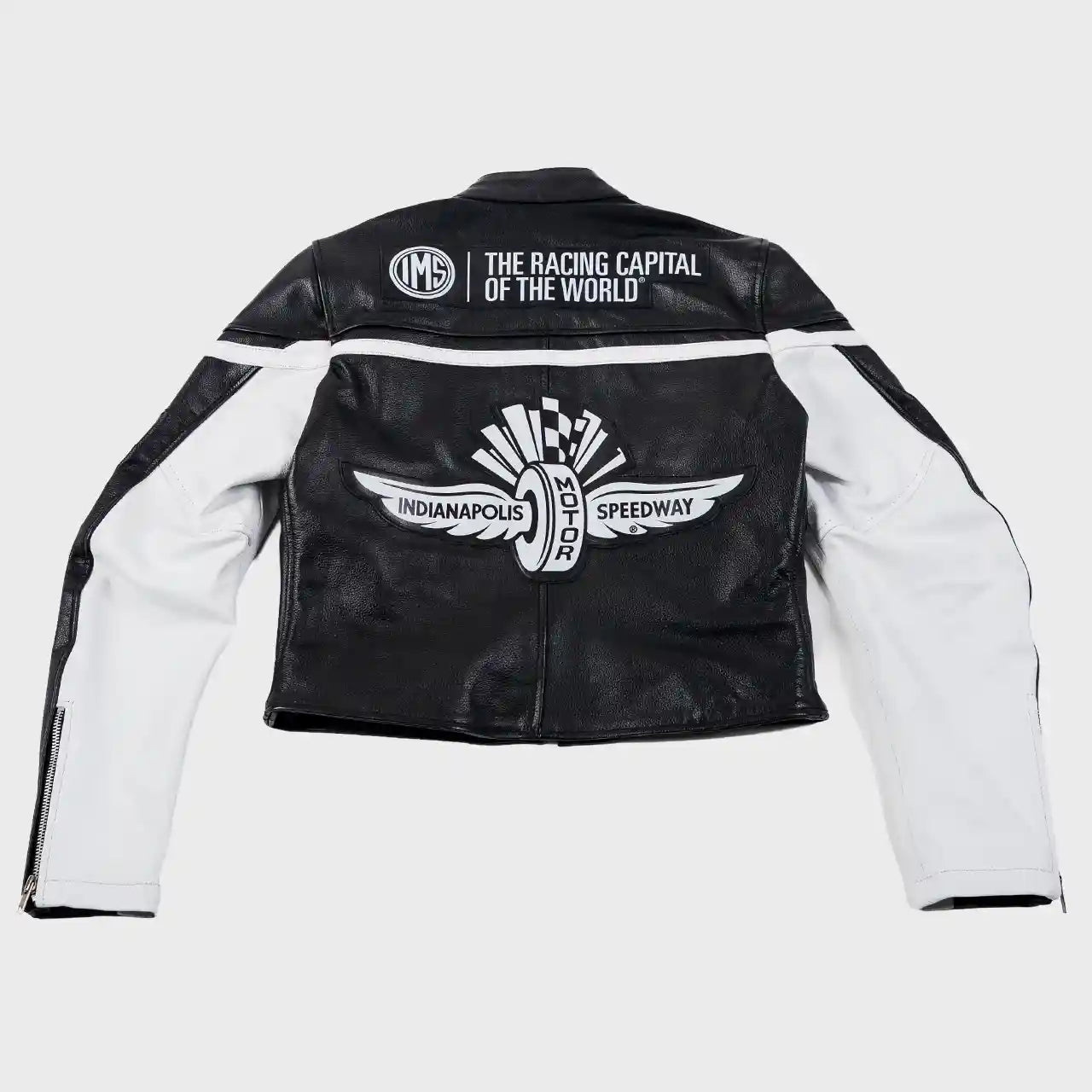 MELI CROPPED MOTO LEATHER JACKET