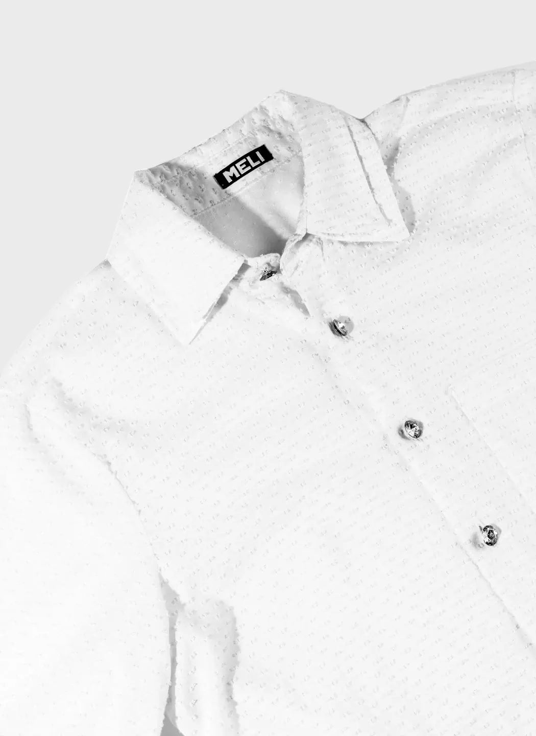 double collar dress shirt Premium Double Collar Shirts for Men White / L