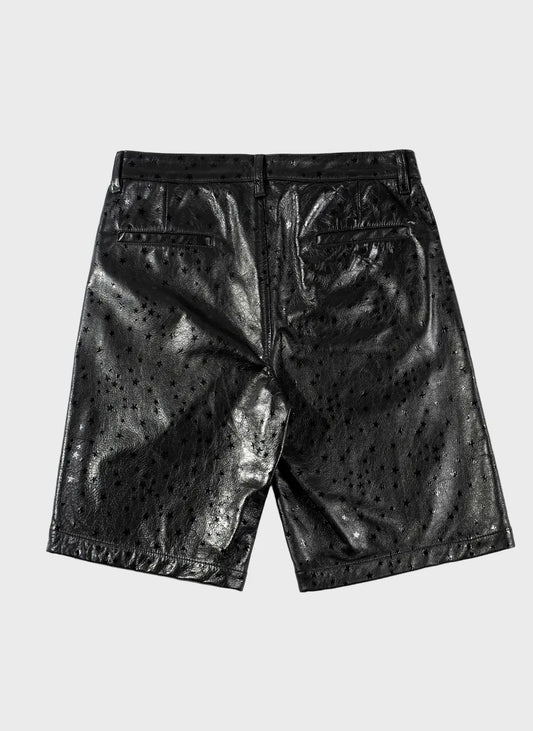 MELI STARGAZE LEATHER SHORTS