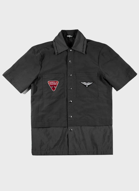MELI WINDBREAKER BUTTON-UP