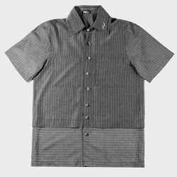 PINSTRIPE BUTTON-UP