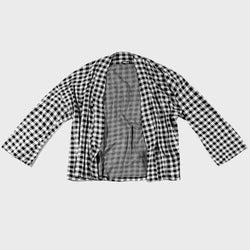 MELI CHECKERED KIMONO