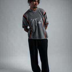 MELI MESH JERSEY — GRAY — Male model