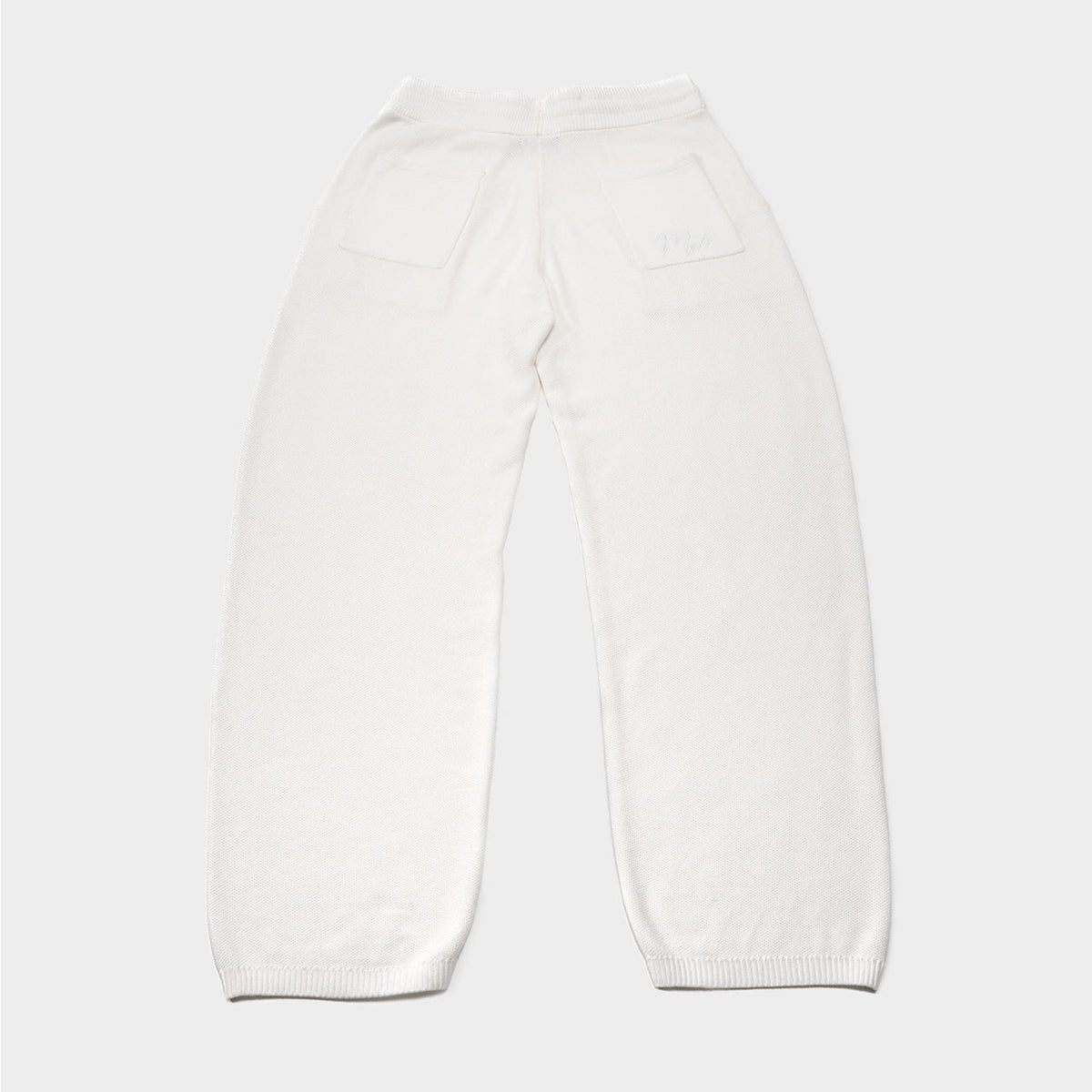 MELI Knit Pant in white