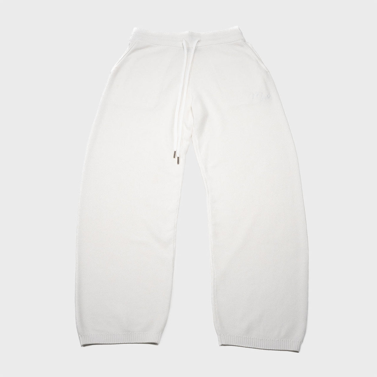 MELI Knit Pant in white