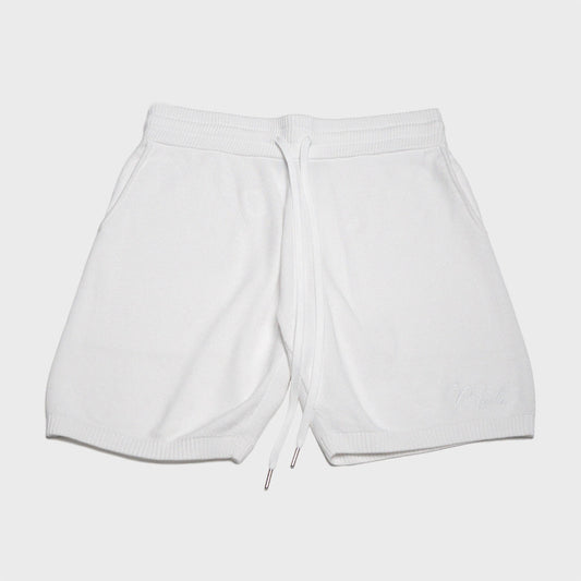 MELI KNIT SHORT — WHITE