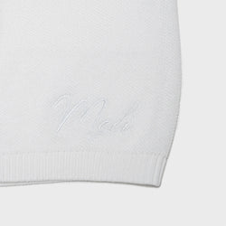 MELI KNIT SHORT — WHITE