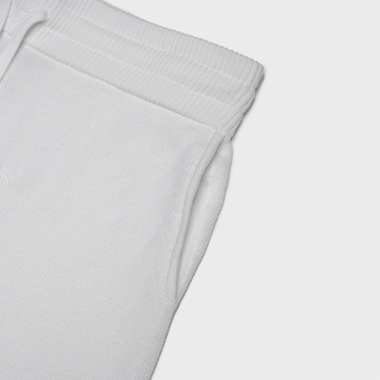 MELI KNIT SHORT — WHITE