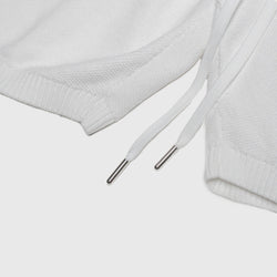 MELI KNIT SHORT — WHITE