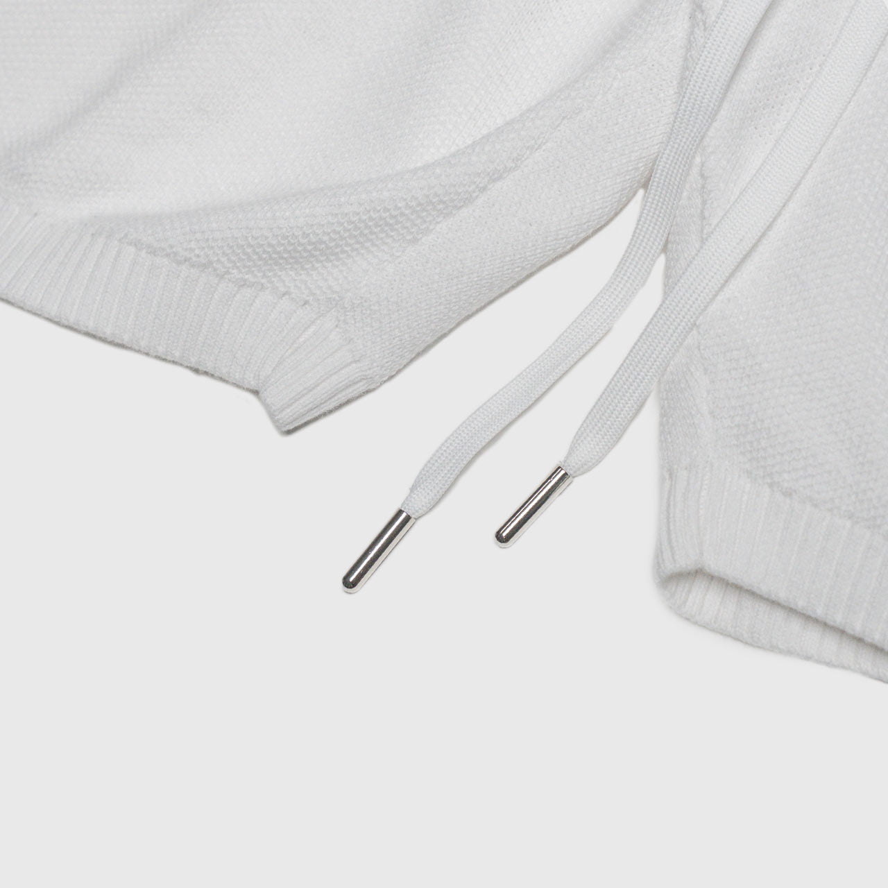 MELI KNIT SHORT — WHITE