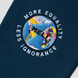 MELI Global Sweatsuit 3.0 in Atlantic, embroidered MELI Global map logo at the rear leg
