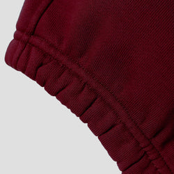 MELI Global Sweatsuit 3.0 in Crimson, elastic ribbed ankle cuff