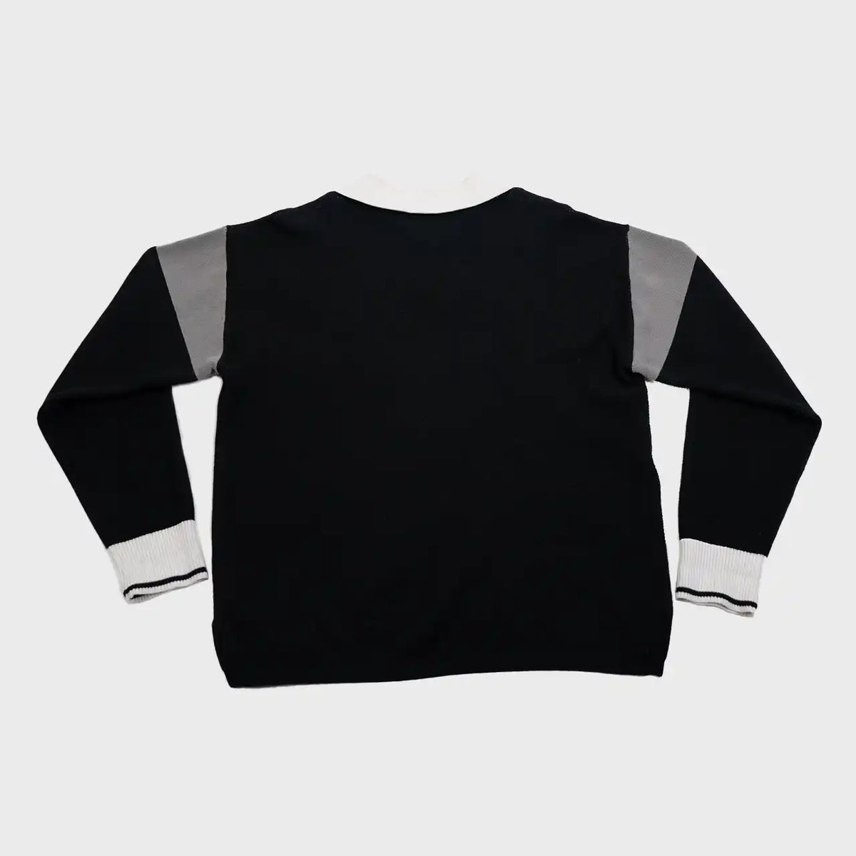 MELI Long Sleeve Rugby Polo in black, back