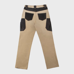 MELI Canvas Cargo Pants - Khaki, back