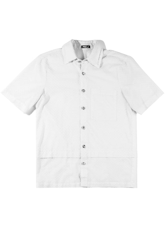 DOUBLE-COLLAR BUTTON-UP