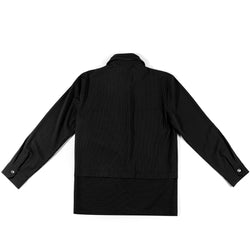PINSTRIPE LONG SLEEVE BUTTON-UP